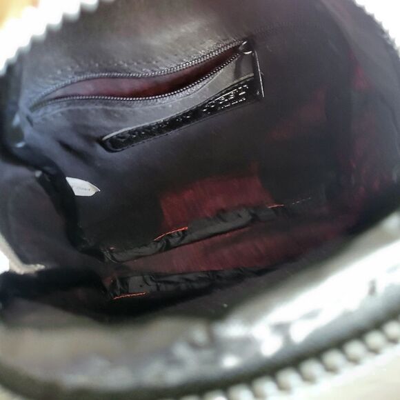 Mini Cherry Red PVC Backpack Coast to Coast 7x8x3 - Picture 6 of 8